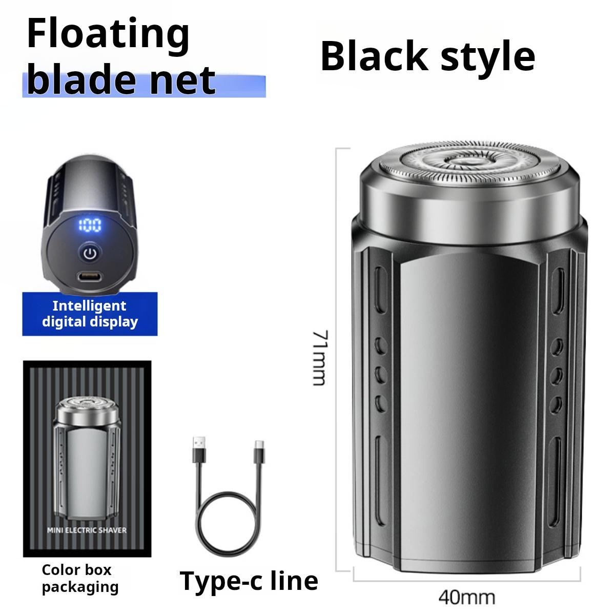 

Новая горячая компактная электрическая бритва Быстрая дорожная мини-бритва портативная моющаяся бритва чёрный