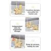 N-shaped Toothpaste Toothbrush Rack Ceramic Electric Toothbrush Stand  Bathroom Accessories