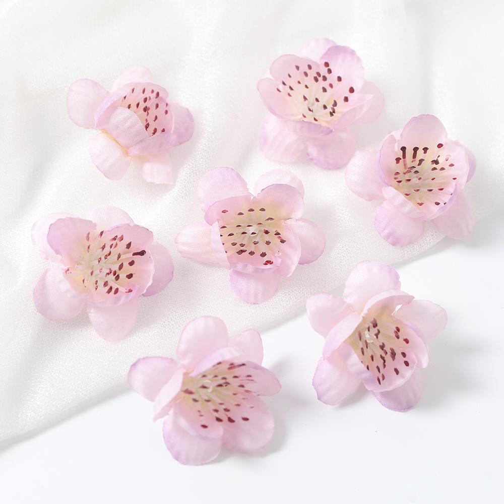

20/30Pcs Peach Blossom Artificial Flower Head For Wall Plant Home Room Decoration DIY Garland Valentine s Day Gift Wedding Decor 20Pcs