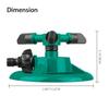 360 Degree Rotating Sprinkler Garden Lawn Grass Watering System