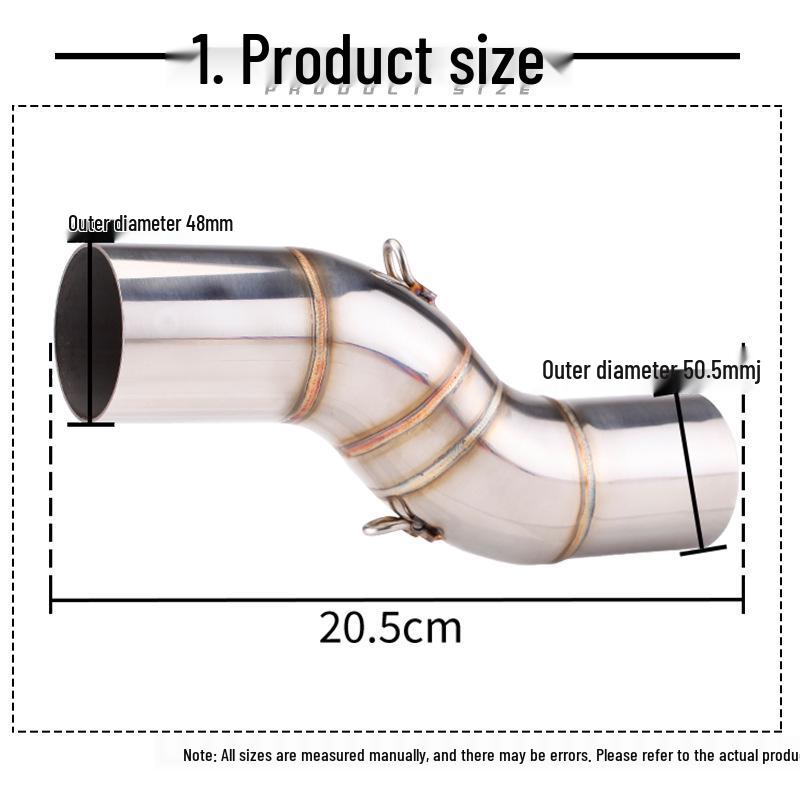 Benelli TRK 502X Rally Special High-Mount Exhaust Pipe Direct Install Kit