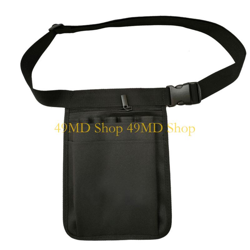 49MD Nursing Belt Multi Compartment Medica Pack Pocket Nurse Apron Hip Bag for Stethoscopes,Bandage Scissors Ect