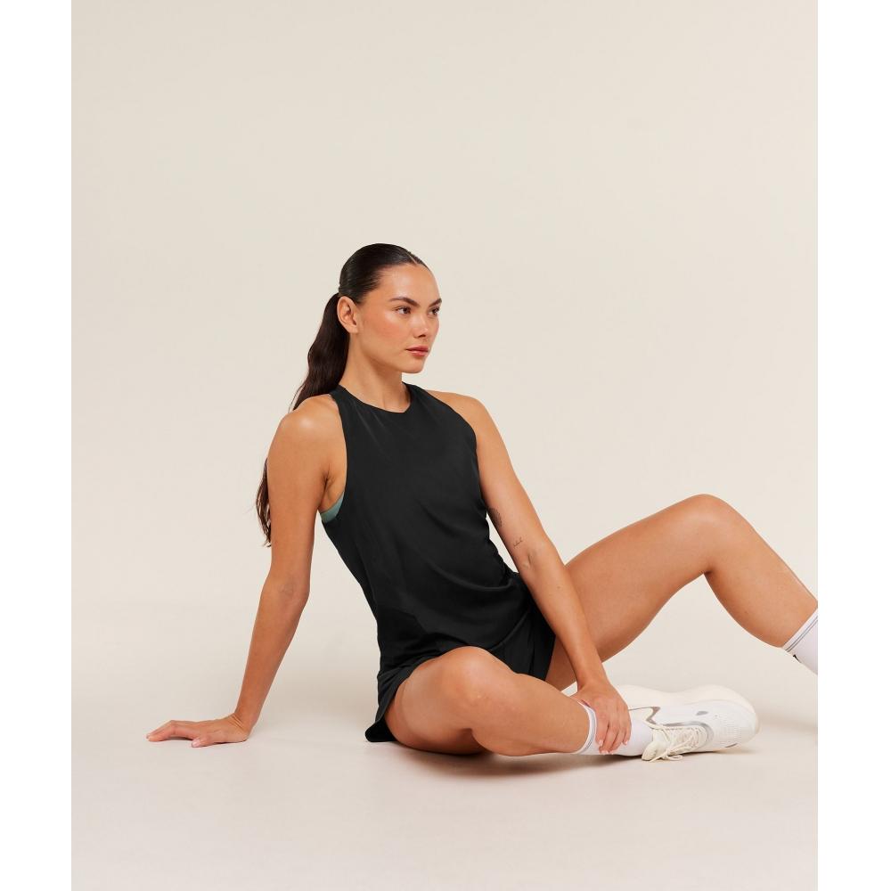 Gymshark Running Elite Loose Fit Tank Black B4b2l Bb2j