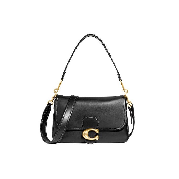 

Новая сумка через плечо COACH Tabby из мягкой коровьей кожи, портативная сумка кроссбоди среднего размера, женская, черная C4823-B4BK 25.9*10.4*16.5CM