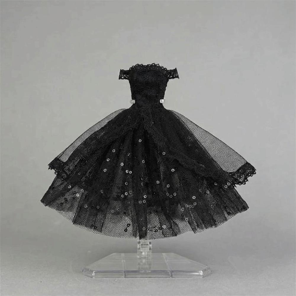 Mini Black Princess Dress Lace Tutu Doll Clothes Cute Doll Dress Dolls
