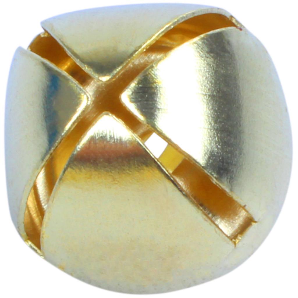Pack of 8 Bells Gold 12mm