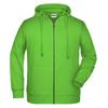 James and Nicholson Mens Full Zip Hoodie
