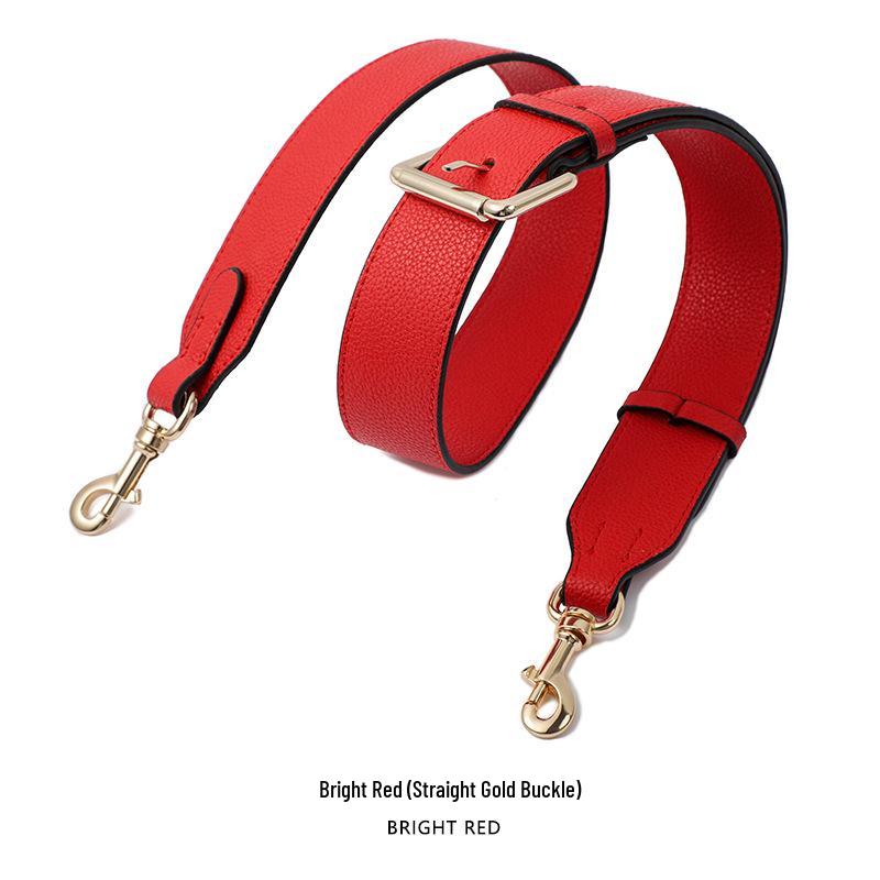 Lychee Grain Cowhide Bag Replacement Strap - Dionysus Versatile Wide Shoulder Strap MHS-A-9