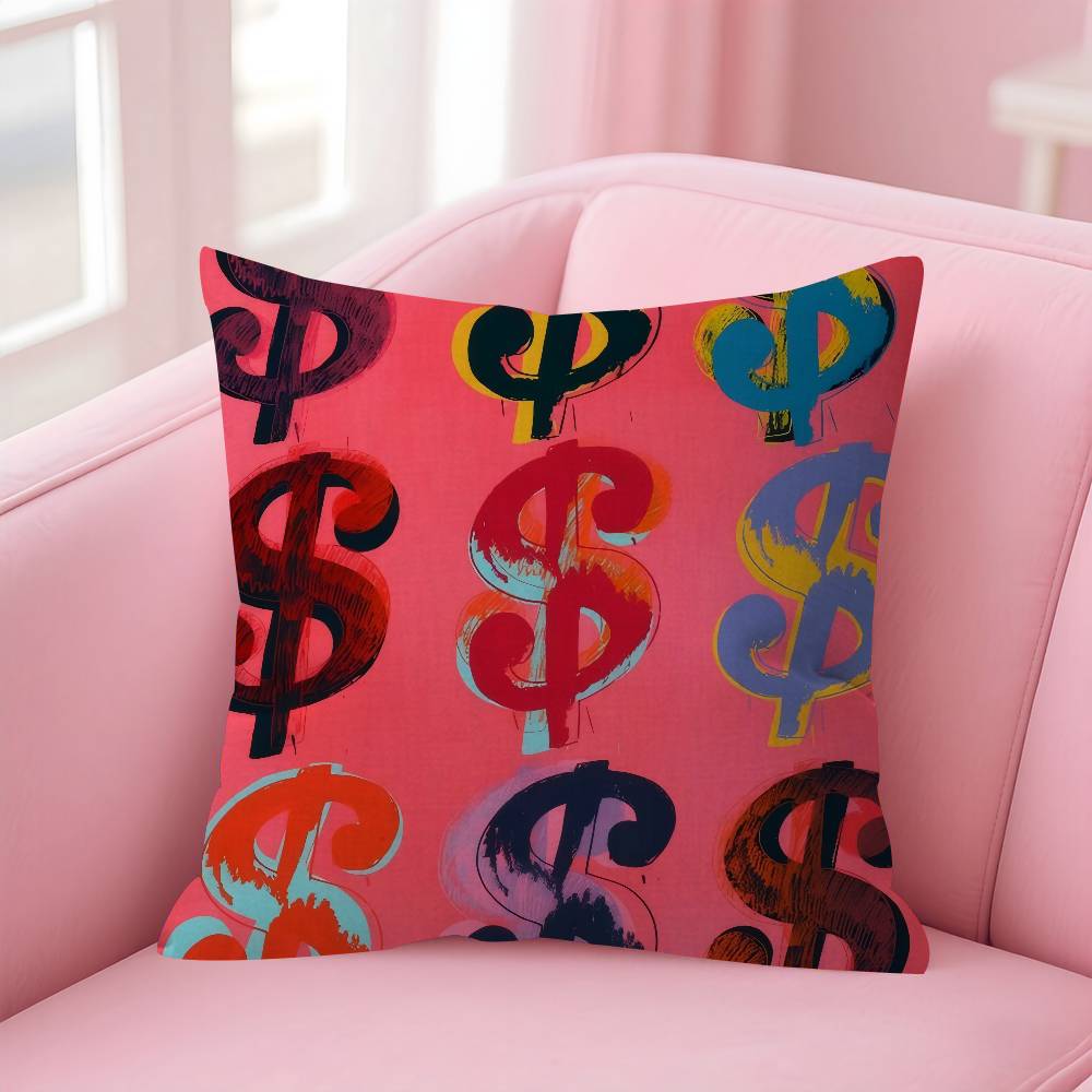 AAndy WWarhol Art Cushion Cover Car Throw Pillow Case For Sofa Car Christmas Gift