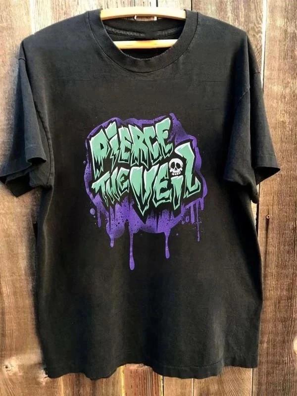Pierce The Veil Graffiti Logo TShirt Unisex T-Shirt L
