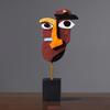 Abstrakt Resin Samlarobjekt Skulptur, Figur Statyett för Hem, Vardagsrum, Kontor, Skrivbord,
