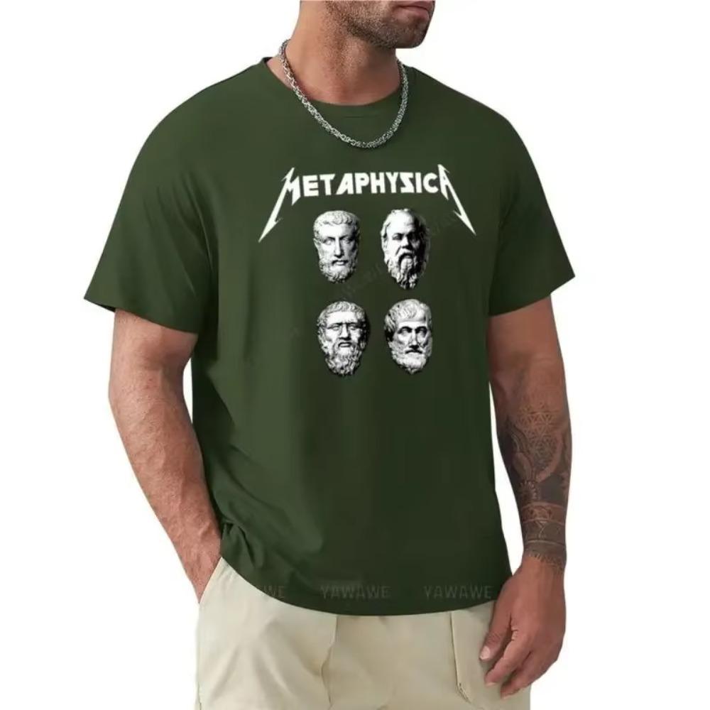 Pánské tričko s kulatým výstřihem trička Metaphysica T-Shirt mikiny kawaii oblečení anime oblečení pánská grafická trička vtipná