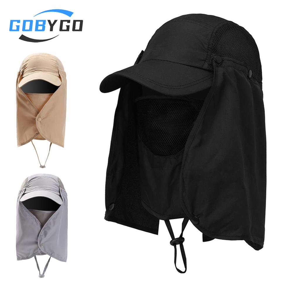 Sunscreen Hat Breathable Quick-Drying Sunscreen Hat Fishing Mountaineering Uv Protection Hat Full Face Sun Hat Men Women