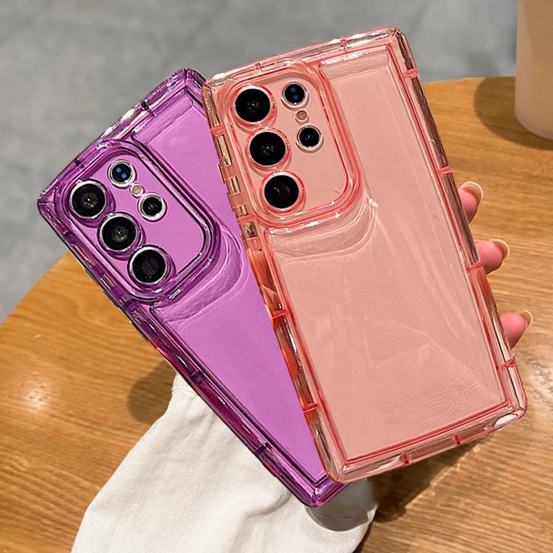 

Овальный мыльный прозрачный противоударный чехол ярких цветов для Xiaomi Redmi Note 12 11 10 Pro 9T Poco X5 X3 NFC M3 Pro, мягкая силиконовая задняя крышка в виде ракушки