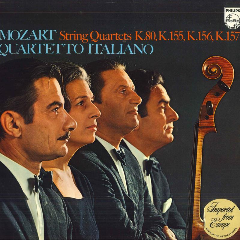 

LP Record QUARTETTO ITALIANO Mozart String Quartets K.80 K.155 6500142 PHILIPS 1971 Holland Classical Used