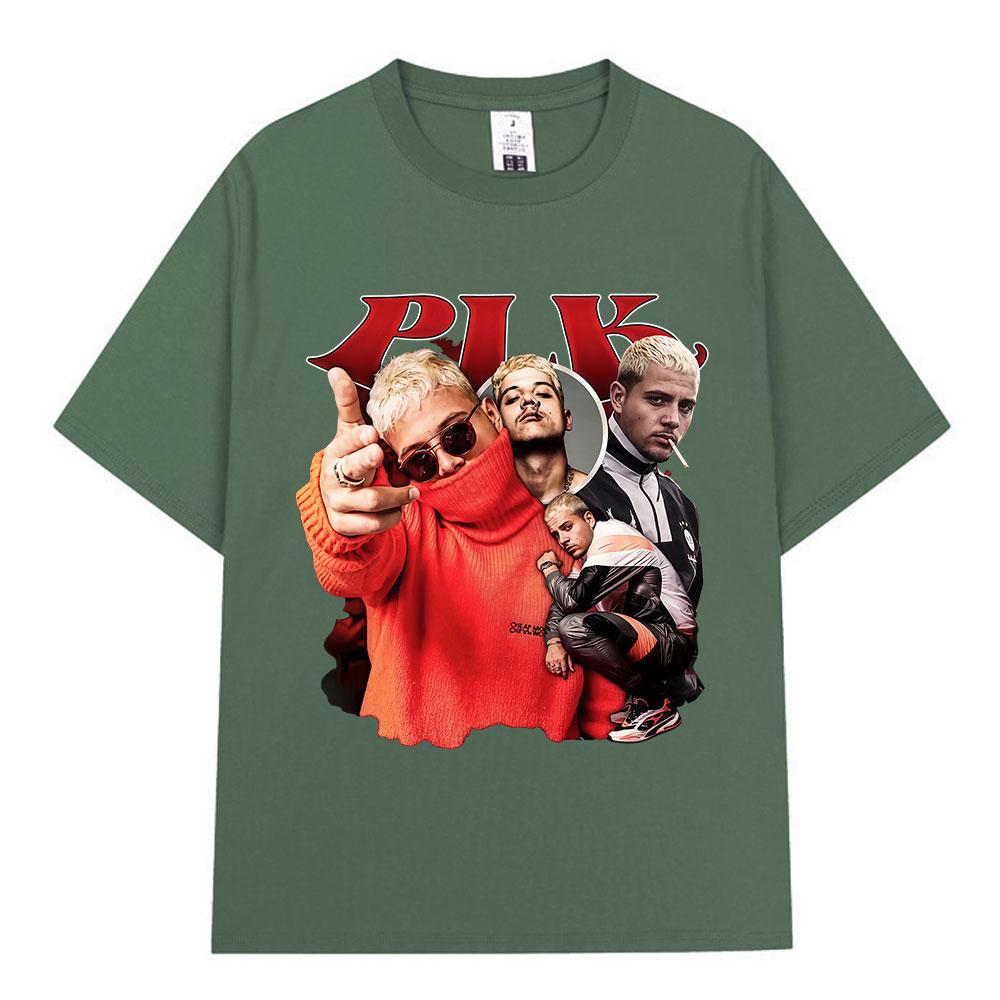 

Rapper Plk Graphic Print Tshirt Unisexs Women Clothing Fashion Vintage Hip Hop Tshirts Casual 100 Cotton Short Sleeves T Shirts 4XL