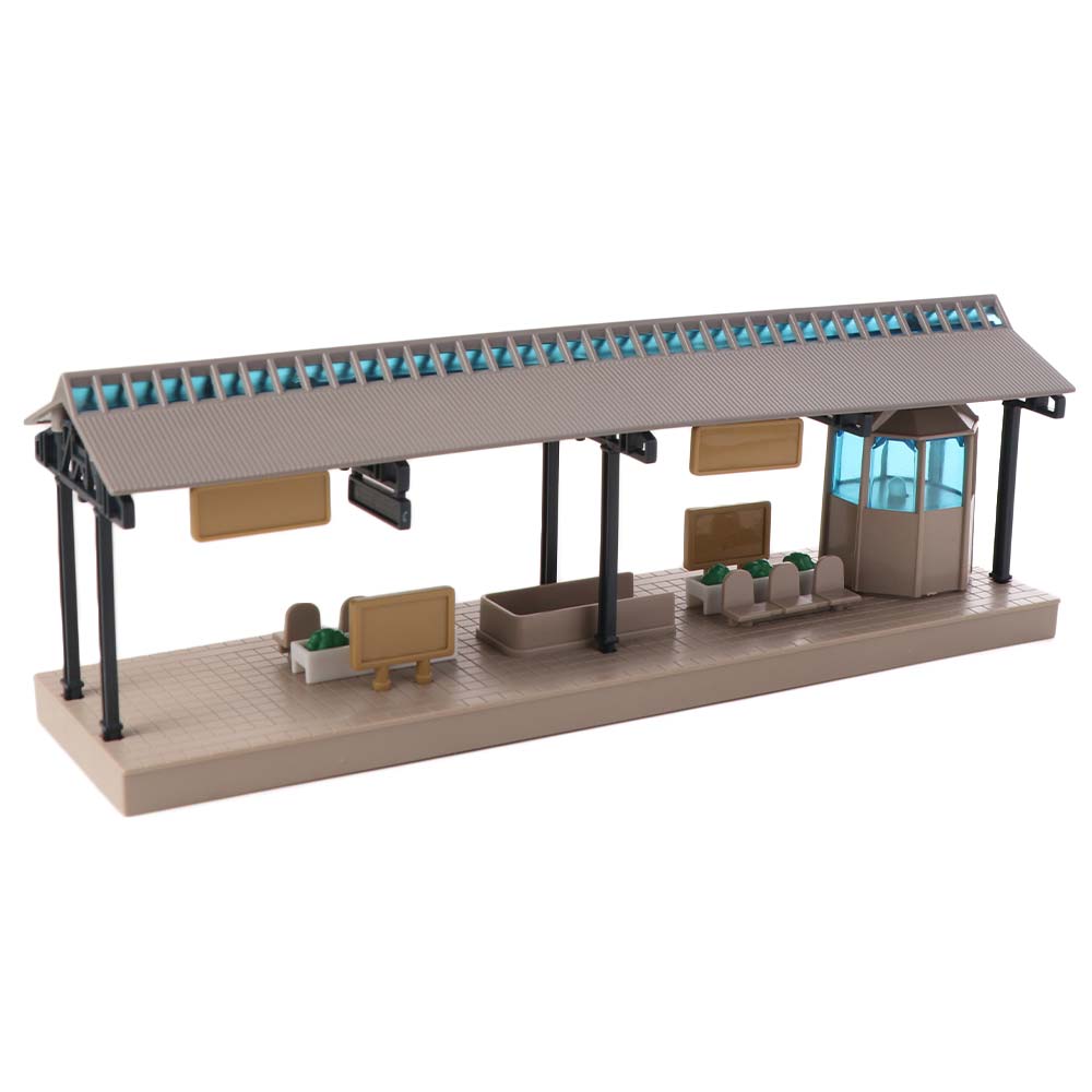 Simulated Miniature Subway Station Figure Display Architecture Scene Model Children Gift