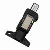 Car Digital Tyre Tire Tread Depth Gauge 0‑25.4mm Measurer Tool Caliper LCD Display Black