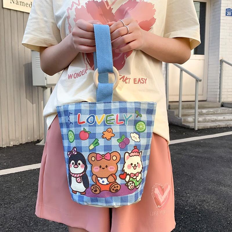 Холщовая сумка-тоут Fumai Sweet Peach (2-Pack)