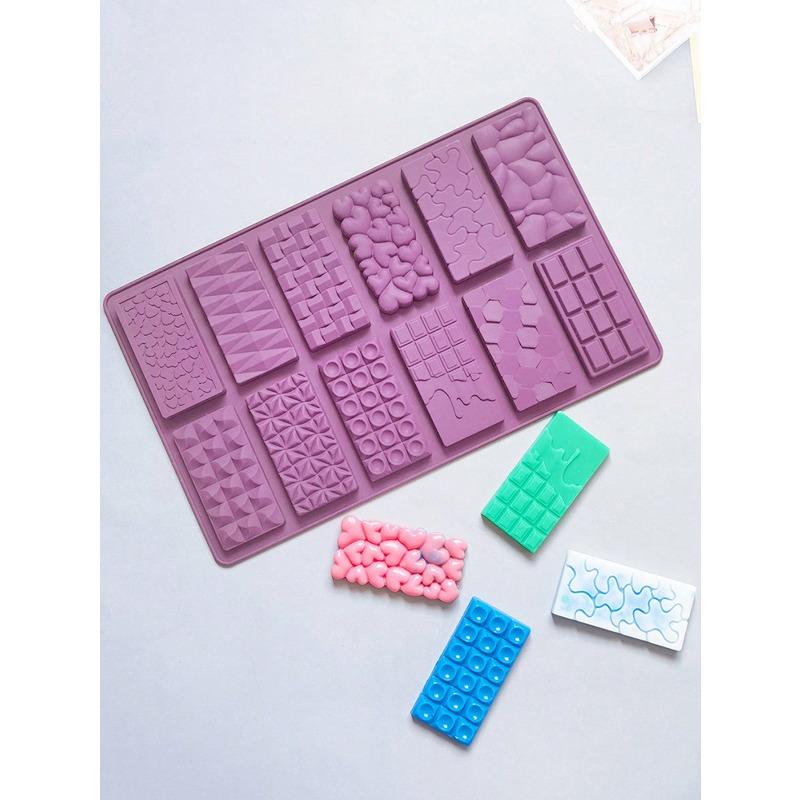 Cavity Chocolate Silicone Mold, DIY Candy, Pudding, Dessert, Cake Decoration Insert Baking Tool