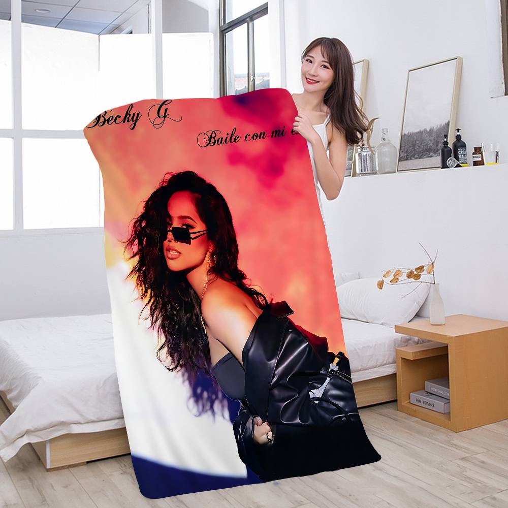Singer B-becky G Microfiber Blanket Quick Drying Beach Towels Oversized Printing Super Absorbent Pool Towel Blanket