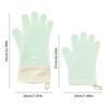Five-Finger Extended Silicone Oven Microwave Gloves High Temperature Resistant Non-Slip Kitchen Baking Insulation Gloves