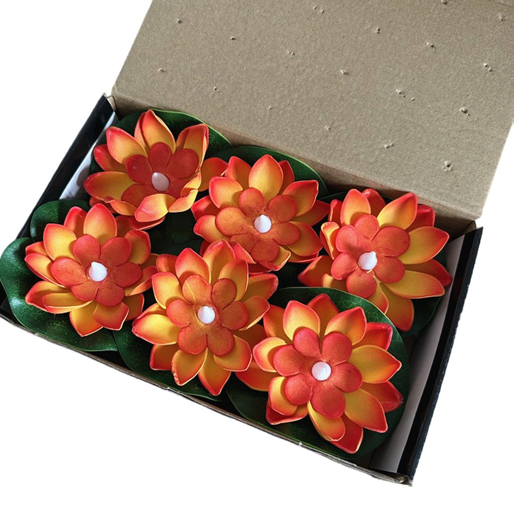 Battery Powered Pond Lights Floating Lotus Lights For Festivals And Weddings Floating Candles Water