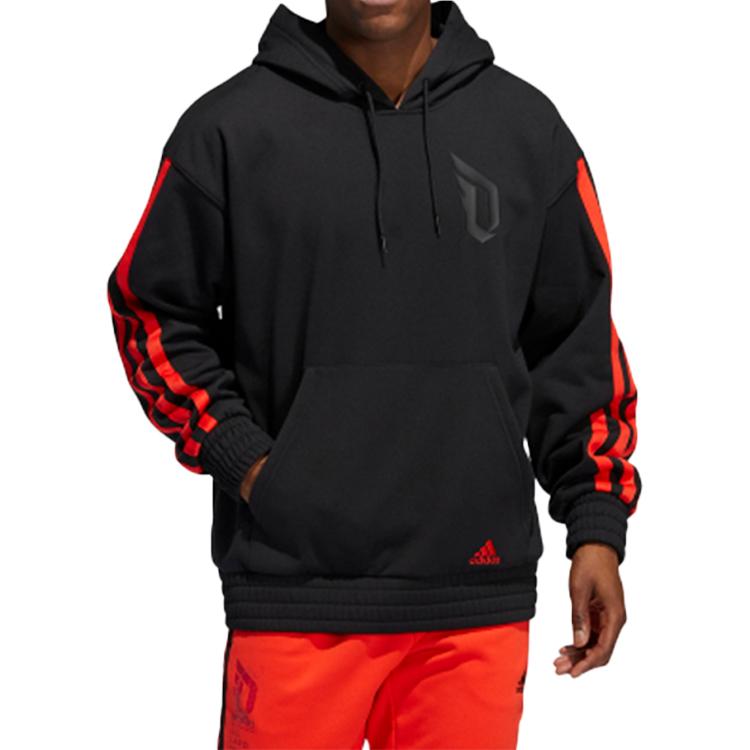 adidas Sweatshirts Men's Black Hooded Moderate Regular GL7100