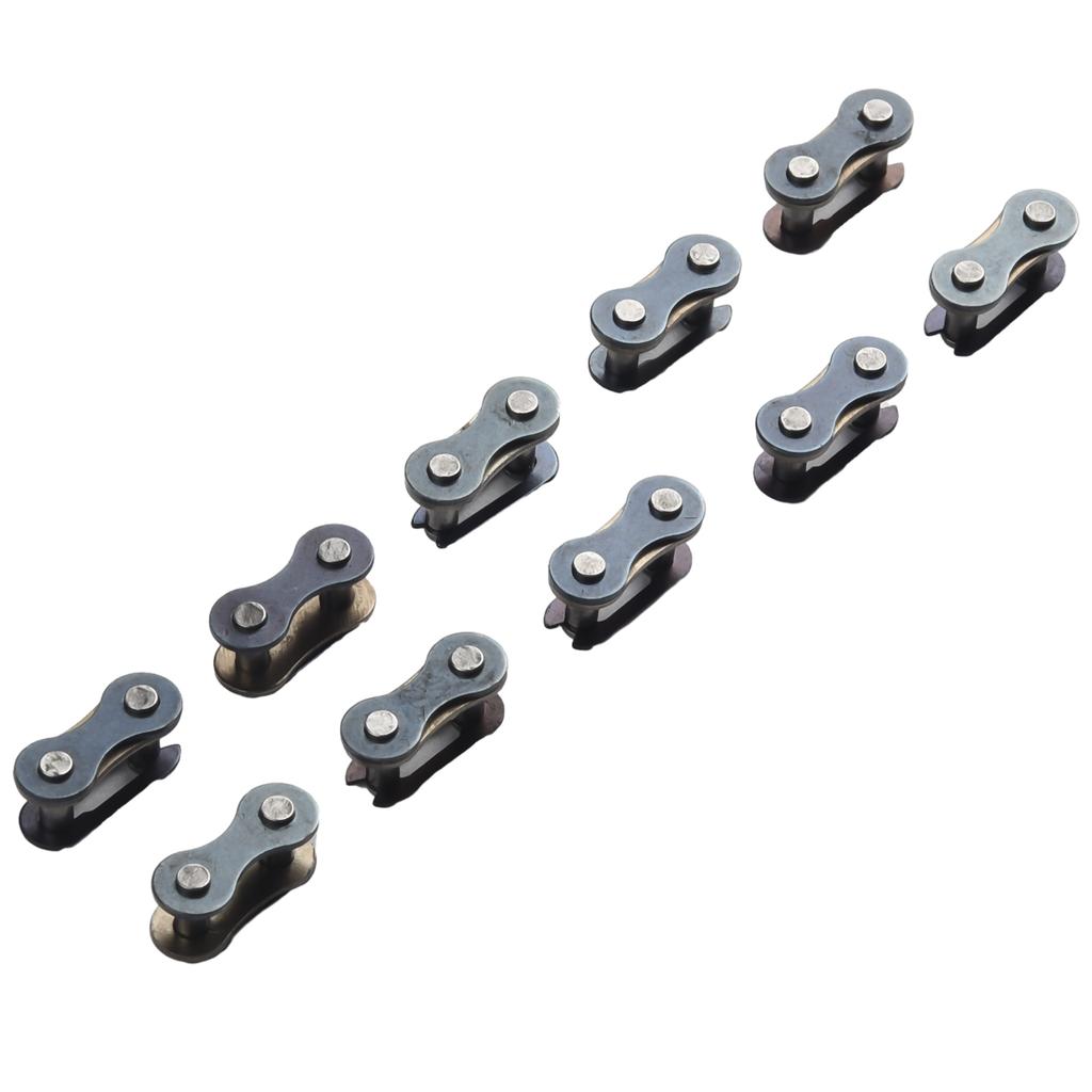 Steel Chain Joint Links 1/2 X 1/8 Black Replacement