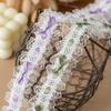 Bows & Pleated Lace Trim Ribbons Handmade Fabric Sewing Supplies New Hair Accessories  Baby Shower