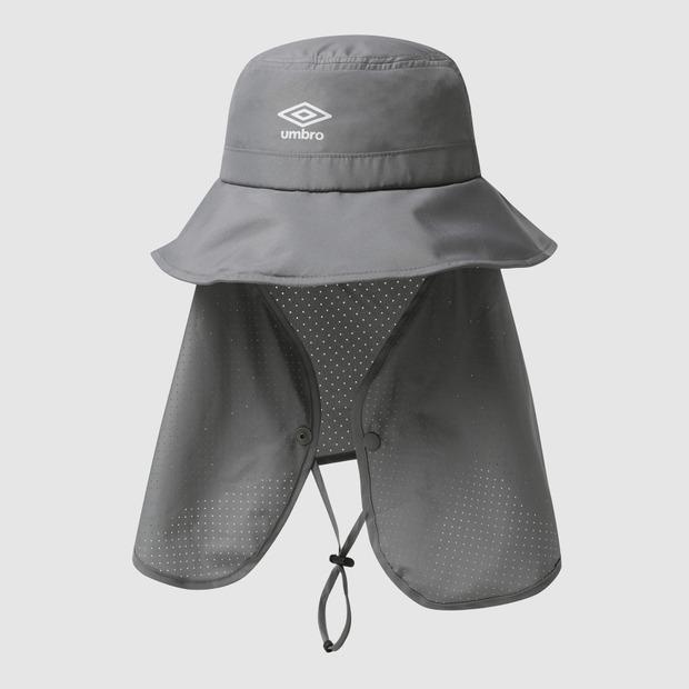 UMBRO Lightweight Sunshade Bucket Hat Grey (Uq323Cht71)