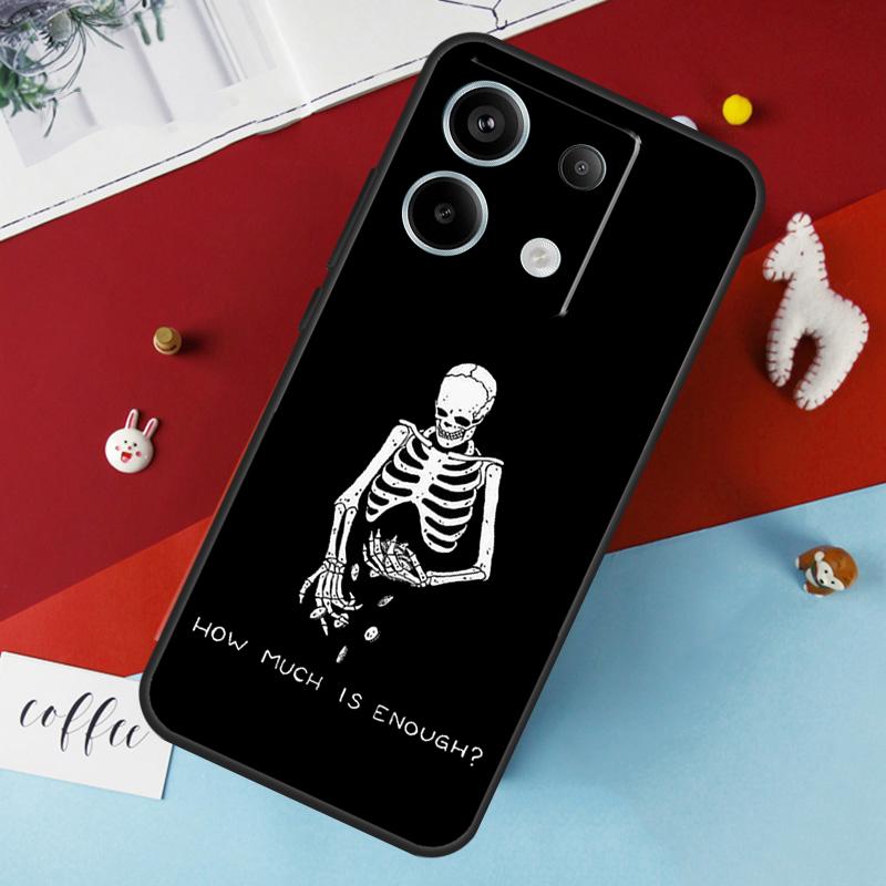 Aesthetics Skeleton Case For Xiaomi Redmi Note 13 Pro 14 12 11 10 15 Pro Plus Redmi 10C 12C 13C 14C 15C 15 Cover