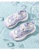 Happy Bear Kids' Sandals: Summer Closed-Toe with Rotating Button - Wear-Resistant Beach Shoes for Boys & Girls