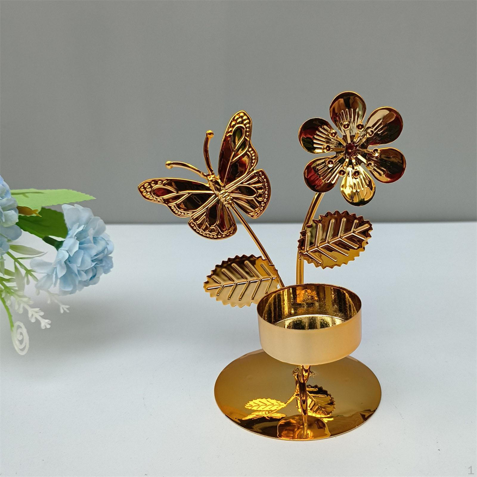 

Подсвечник железный подсвечник украшение с одной головкой канделябры украшение для фестиваля домашний рабочий стол Butterfly shape