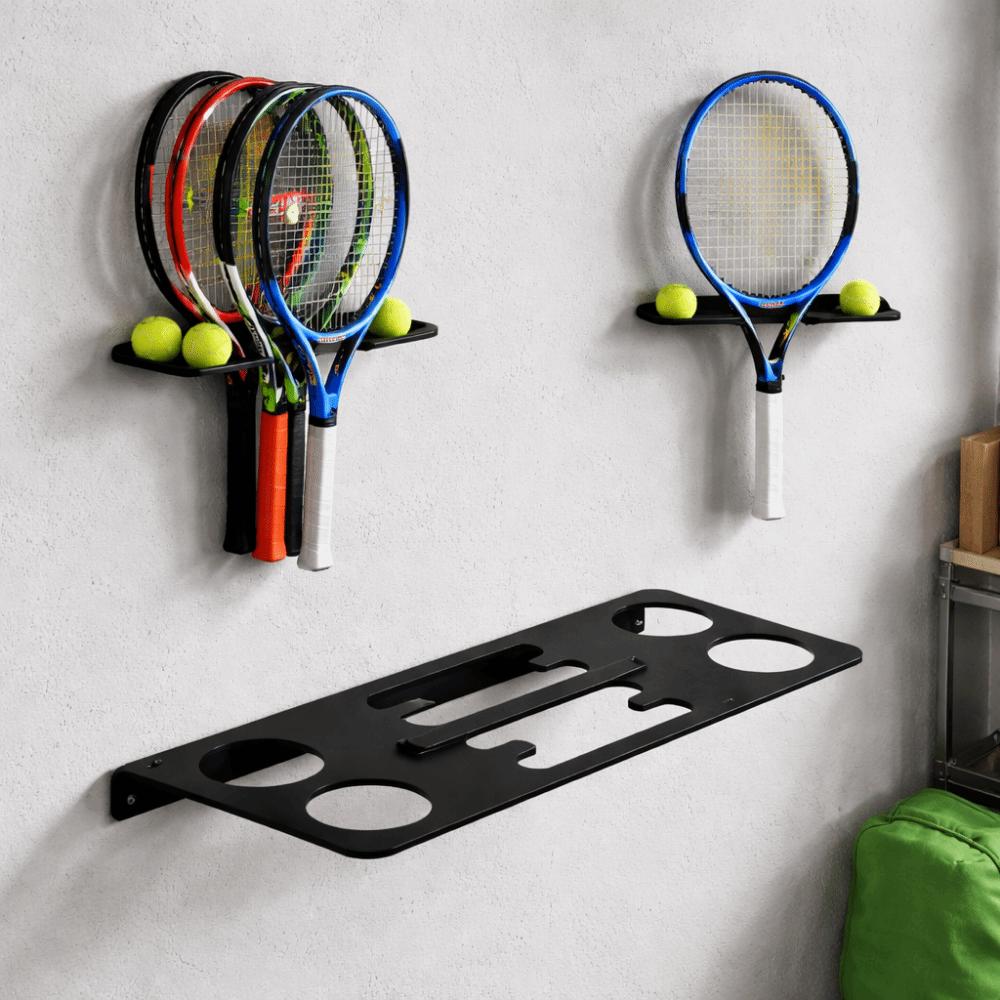 Wall-mounted Tennis Racket Storage Rack Large Capacity Badminton Racket Storage Rack for Home