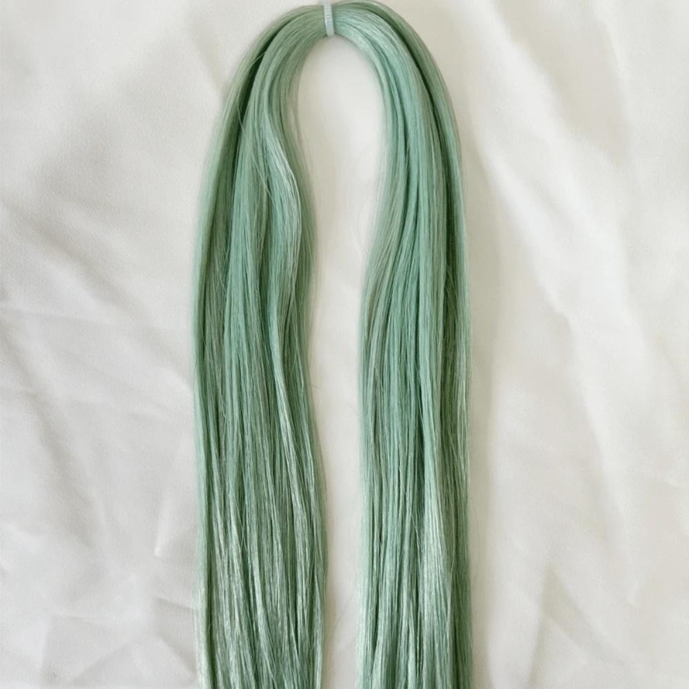80cm/40g Colorful Series Japan Milk-Silk Doll Hair Wig DIY Repair Decor Toy Sewing Doll Wig Hair Hairline