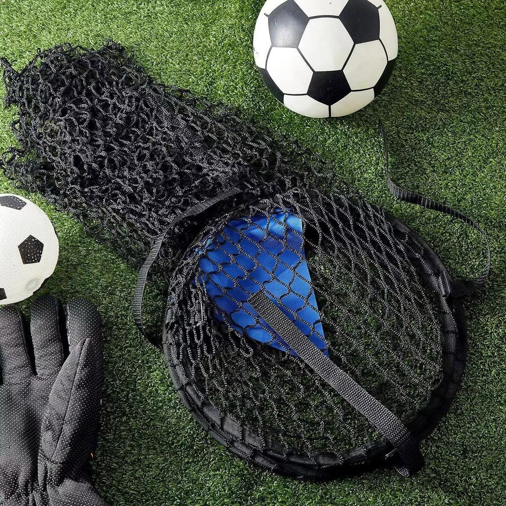 Football Goal Targets Net With Reinforced Corner Quick Setups Soccer Training Targets For Secure Attachments