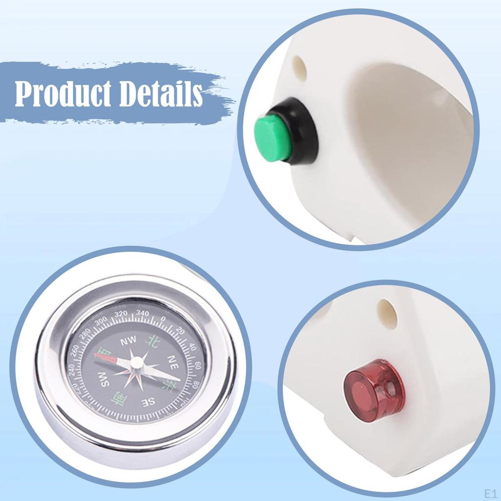 Démagnétiseur de montres avec boussole Accessoires de réparation de magasin Outils de réparation de montres-bracelets légers