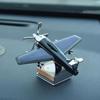 Kreative Flugzeugdekoration Flugzeugform Auto-Lufterfrischer Mini-Zubehör Solarflugzeug Auto-Diffusor Auto-Konsolen-Ornament