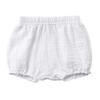 Children's Summer Cotton Linen Shorts - Infant To Mid-Size, Unisex Solid Color