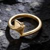Manta Ray Ring for Women Cute Ocean Sea Animal Adjustable Rings Jewelry Gifts for Girlfriend Wife Mom