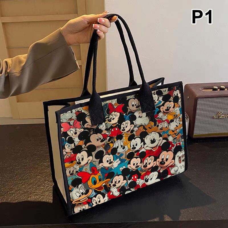 

Дисней И Повседневный Миккиплуто Большая Вместимость Женская Сумка Женская Повседневная И Универсальная Рабочая Сумка Через Плечо