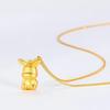 Vietnamese Gold Money Rabbit Zodiac Pendant Necklace – Cute Rabbit Clavicle Chain for Women