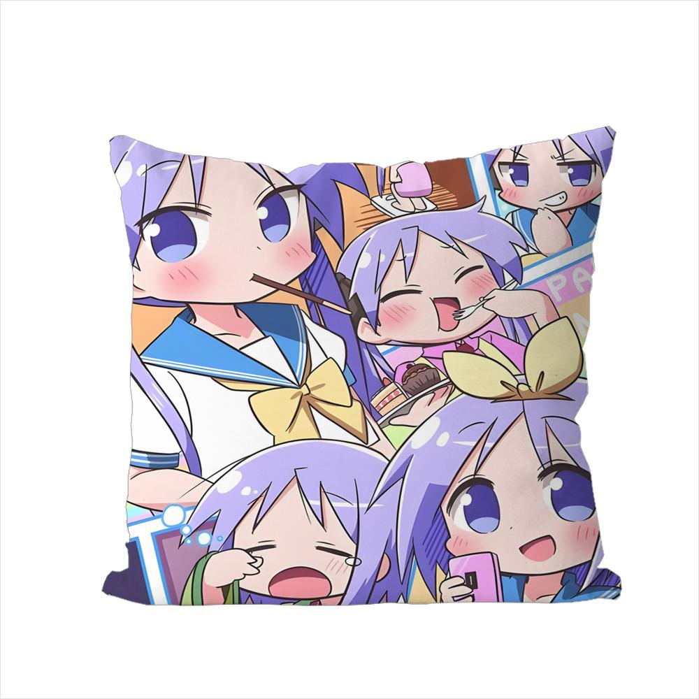 Lucky Star Pillow Case For Car Sofa Decorative Home Doublesided Print Plush Square Throw Pillow Cushion Cover