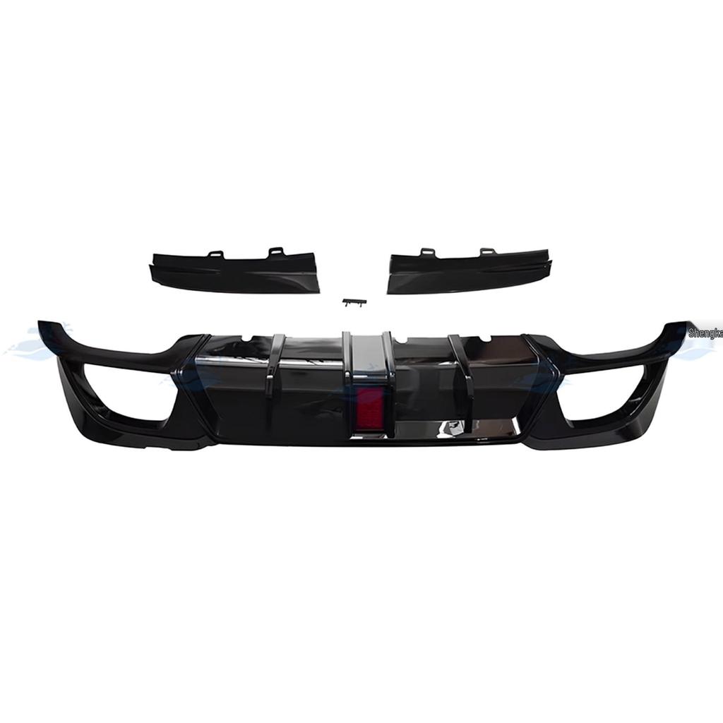 BMW 3 Series (20-22) CMST Modified Rear Diffuser with Lights - G20/G28 Black Warrior Body Kit Spoiler