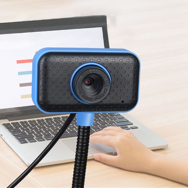 Computer Webcam with Noise Reduction Microphone Creative Practical Web Camera for Meeting Online Courses Office Came