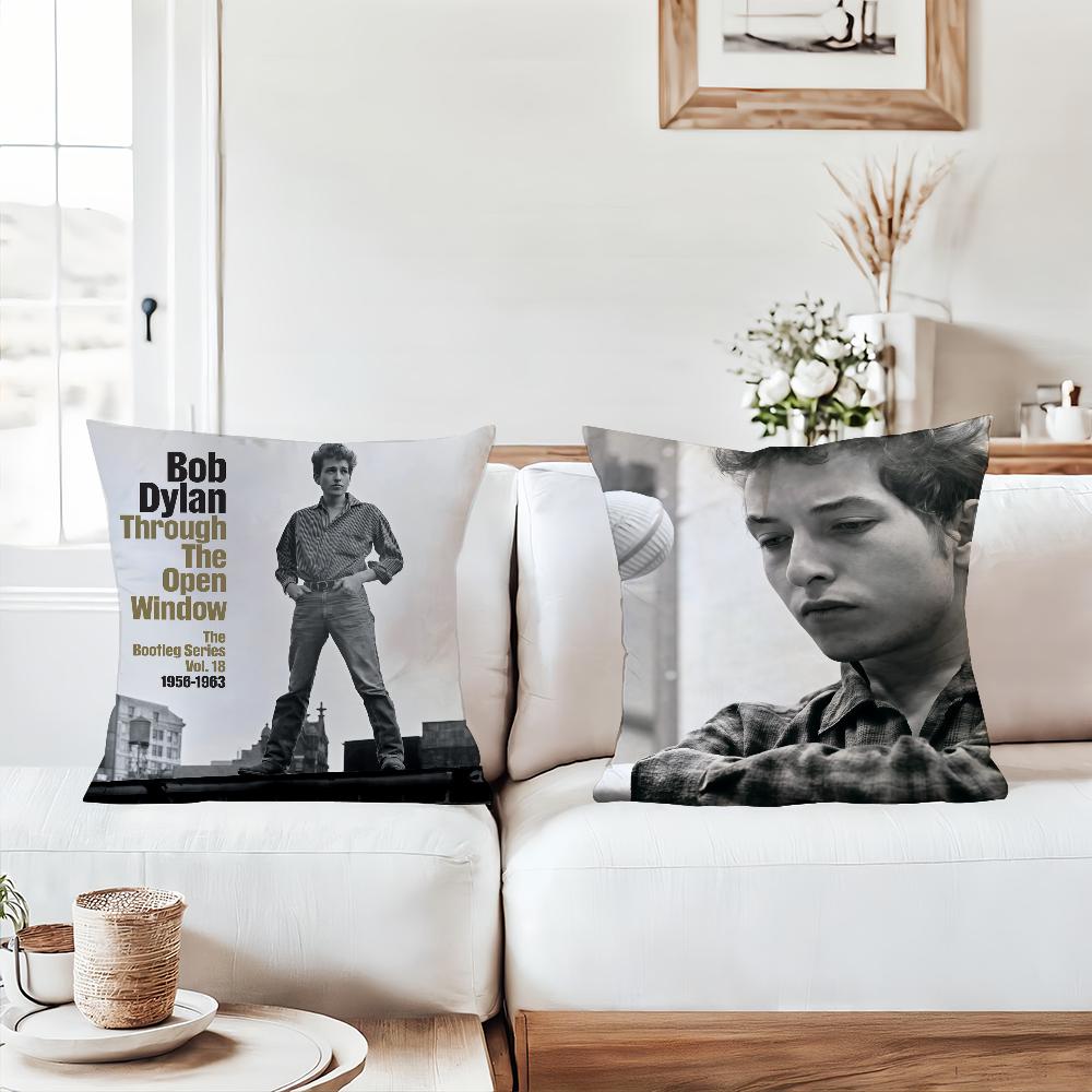 American singer Bob Dylan Pillow Case Office Cushions Suitable For Sofa Car Bedroom Decorative Cushion Cover