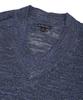 BROOKS BROTHERS Linen Lurex Relaxed Fit Sweater (Blue) (Bbwnwm7245Mes)