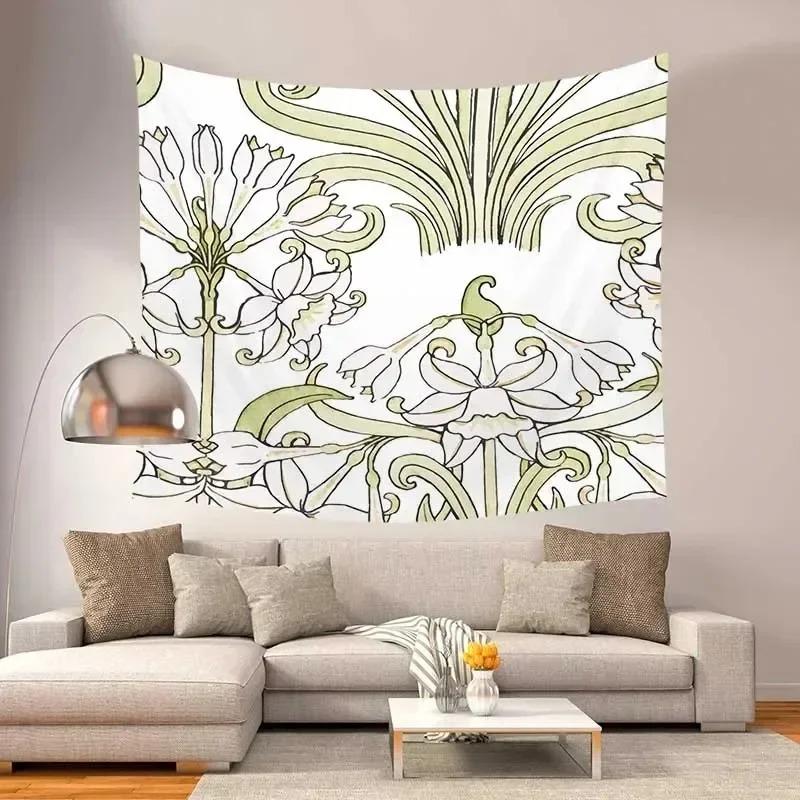 

Vintage Botanical Art Wall Decor Tapestry Home Living Room Tapestry 74x94cm(29x37in)