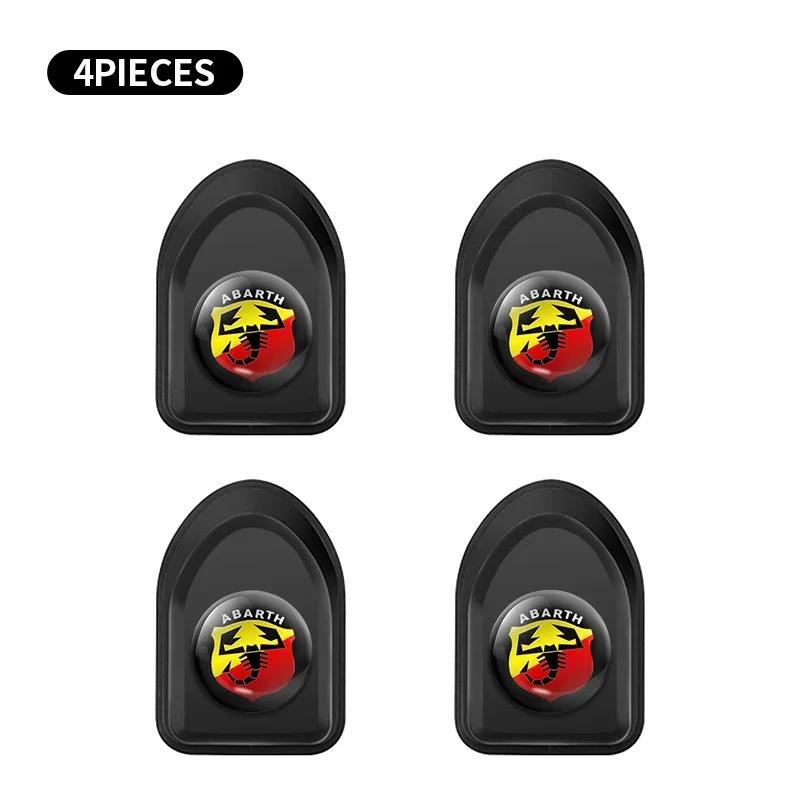 Mini Car Hooks Black Plastic Self Adhesive Invisible Hooks For Fiat Abarth 500 Tipo FR Punto Ducato Stilo Palio Bravo Pondo Ycahd11